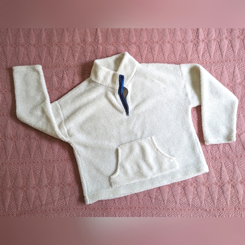 J.Crew Oversized Fleece Half-zip Pullover